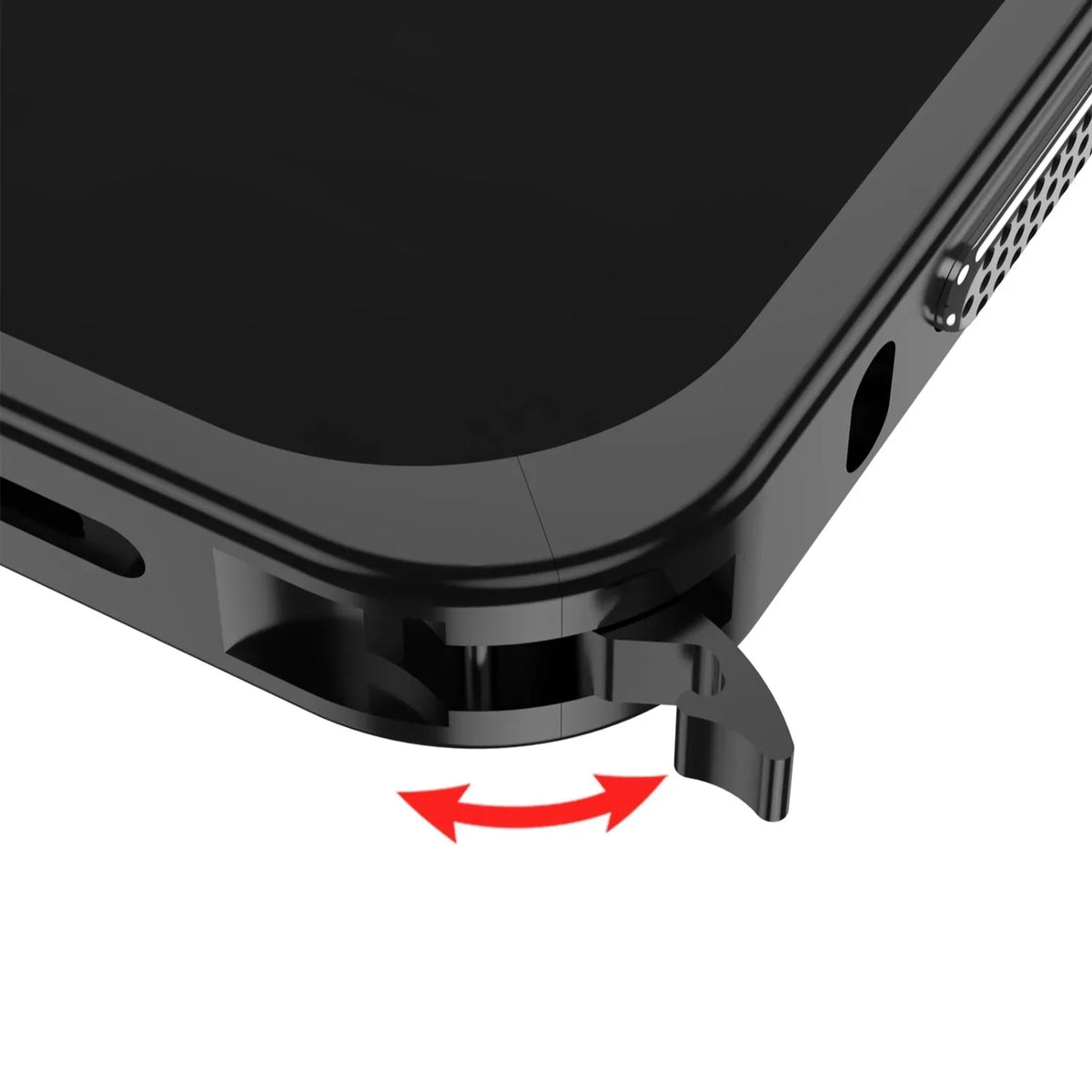 Metal Phone Bumper Case for Google Pixel with Cooling Vents & Camera Protector – Shock-Absorbing Aluminum Frame for Pixel 8, 9, 10, 11