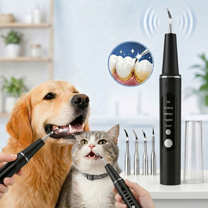 Ortekor Ultrasonic Pet Dental Cleaner for Dogs & Cats – At-Home Tartar Care for Fresher Breath Between Vet Visits