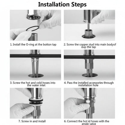 AQUAFLEX – Universal Faucet Sprayer Attachment 360° Rotatable Sink Sprayer