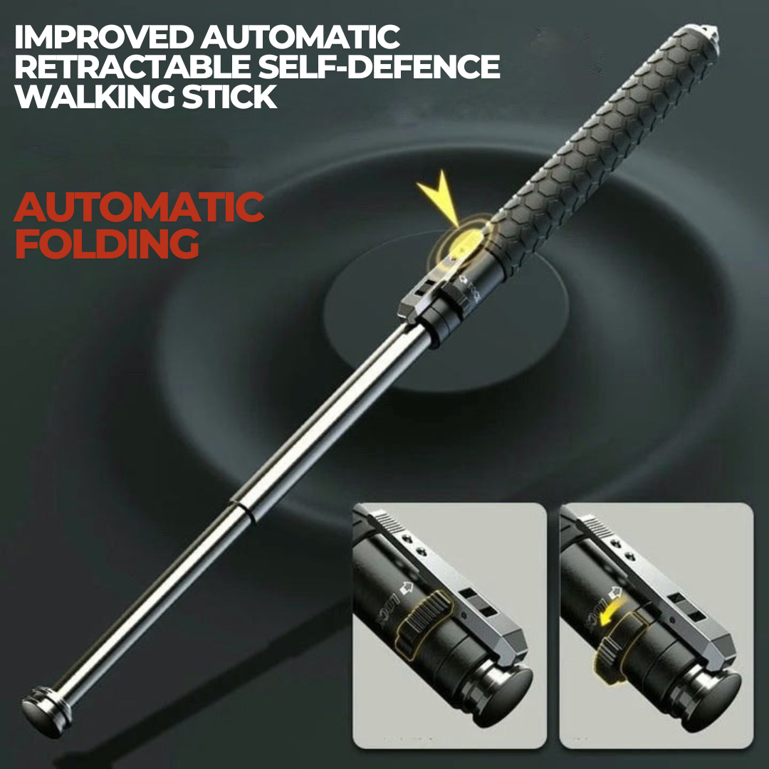 Collapsible Trekking Pole Aluminum Alloy Adjustable Height Anti-Slip Handle Portable Mobility Aid for Trails Parks Daily Use