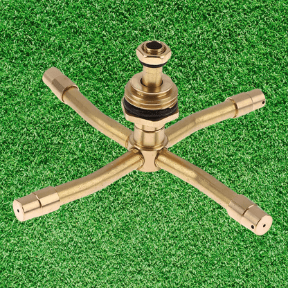 SpinJet Pro – 360° Brass Garden Sprinkler – Adjustable Watering System