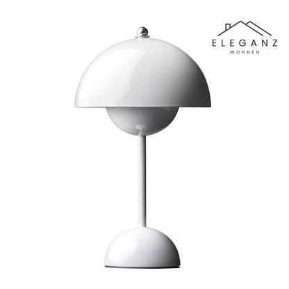 Cordless Mushroom Desk Lamp with 3-Level Dimmer – Rechargeable LED Nightstand Light for Bedroom, Office & Living Room – 11.6 in Height