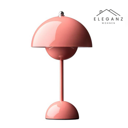 Cordless Mushroom Desk Lamp with 3-Level Dimmer – Rechargeable LED Nightstand Light for Bedroom, Office & Living Room – 11.6 in Height