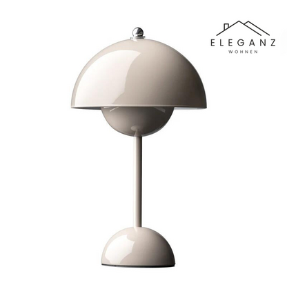 Cordless Mushroom Desk Lamp with 3-Level Dimmer – Rechargeable LED Nightstand Light for Bedroom, Office & Living Room – 11.6 in Height