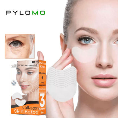 Hydrating Collagen Face Mask with Hyaluronic Acid for Plump Smooth Radiant Skin | Firming Anti-Wrinkle Treatment for Women & Men