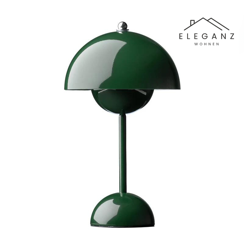 Cordless Mushroom Desk Lamp with 3-Level Dimmer – Rechargeable LED Nightstand Light for Bedroom, Office & Living Room – 11.6 in Height