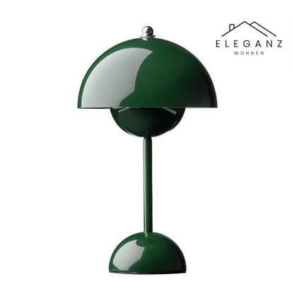 Cordless Mushroom Desk Lamp with 3-Level Dimmer – Rechargeable LED Nightstand Light for Bedroom, Office & Living Room – 11.6 in Height
