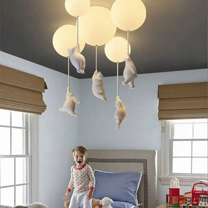 Fun Bear Shaped Ceiling Lamp
