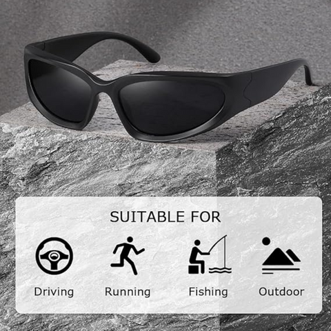 SwiftWrap | Polarised Sports Sunglasses with UV Protection | Lightweight Design for Active Lifestyles
