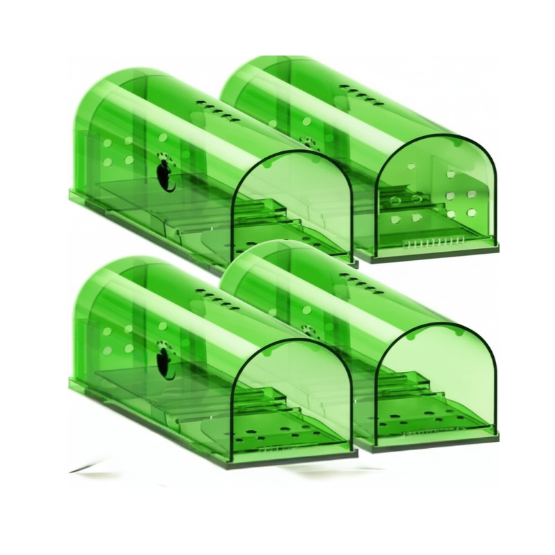 Easy Catch Humane Mouse Traps, 4 Pack - Ortekor