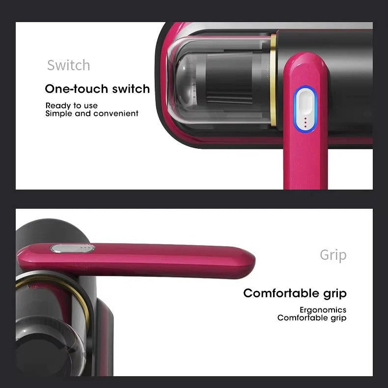 Upholstery & Mattress Cleaner with UV Sterilization & Powerful Suction | Cordless Design for Deep Cleaning