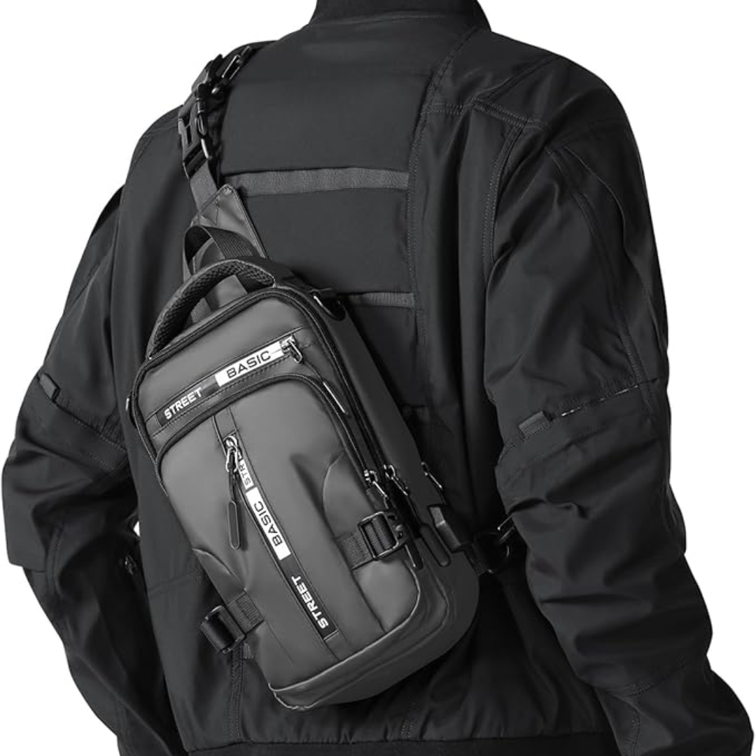 UrbanLite | Men's Sling Bag with Lightweight Design | Versatile Crossbody Backpack for Hiking and Travel