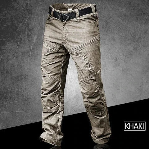 Urban Pro | Men's Black Cargo Pants with Waterproof Fabric | Multi-Pocket Design for Outdoor Adventures