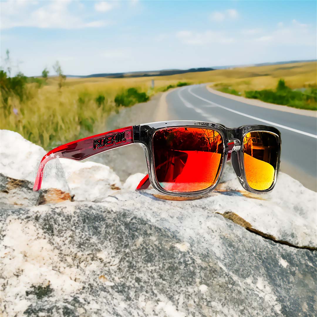 Polarized Sunglasses for Men, Sunglasses for Women with UV400, Blue Light Blocking Glasses for Motorcycle Riding