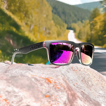 Wraparound Sport Sunglasses Polarized UV400 Shield for Men Women Motorcycle Cycling Driving Outdoor Activities Lightweight Shatterproof Lens