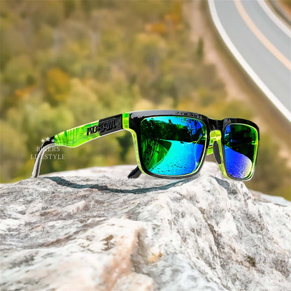 Motorcycle Riding Sunglasses – Glare Blocking Anti-Blue Light Eyewear for Bikers & Commuters | UV400 Shield