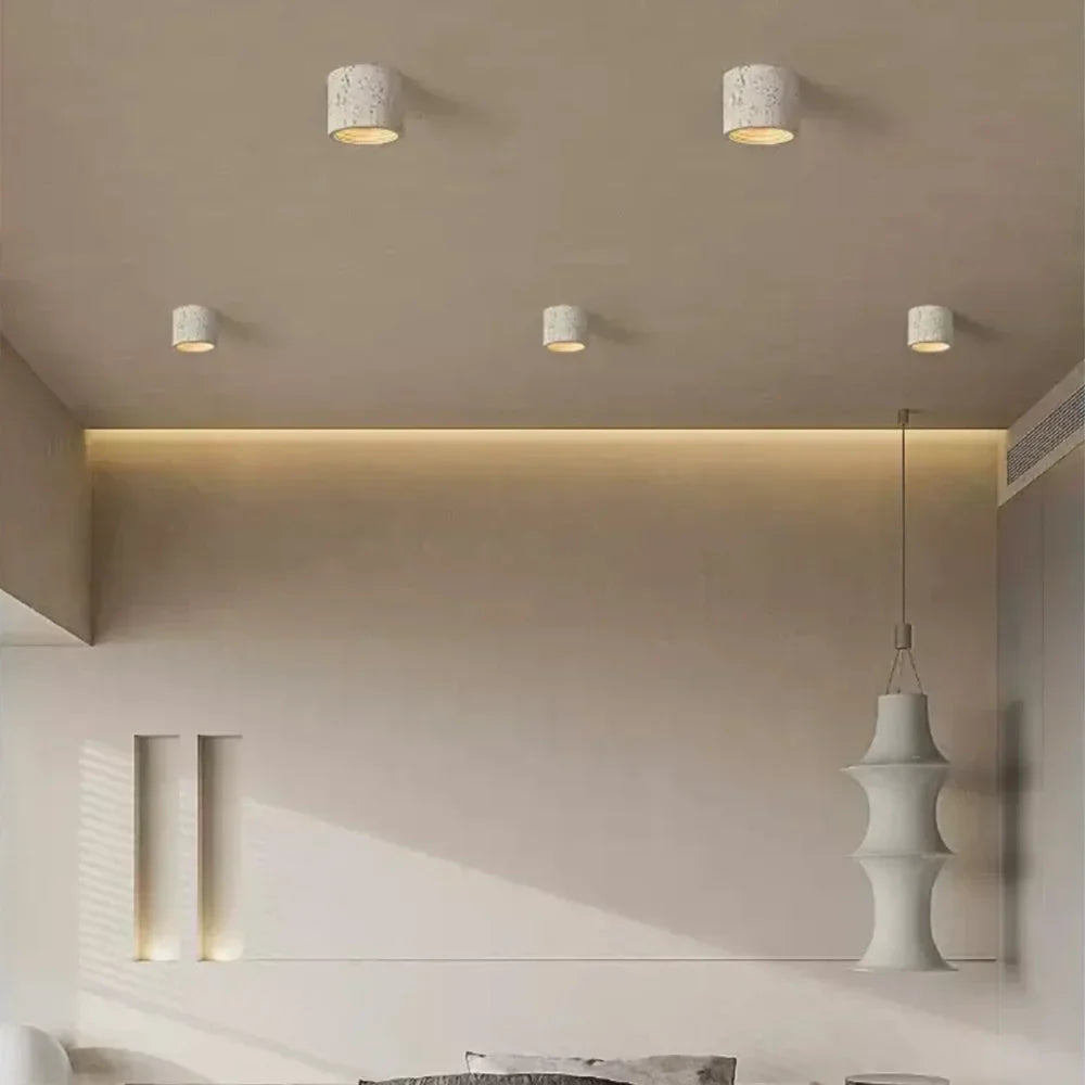 Pendant Lamp Minimalist Round Shade Multi-Finish Composite 5.5-7.9 in for Bedroom Dining Kitchen Entryway Cluster Lighting Modern Home Decor