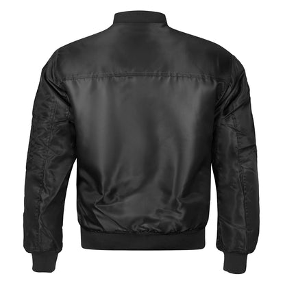 Premium Polyester Bomber Jacket – Water-Resistant Outerwear for Men – Lightweight Flight Jacket with Abrasion-Proof Coating