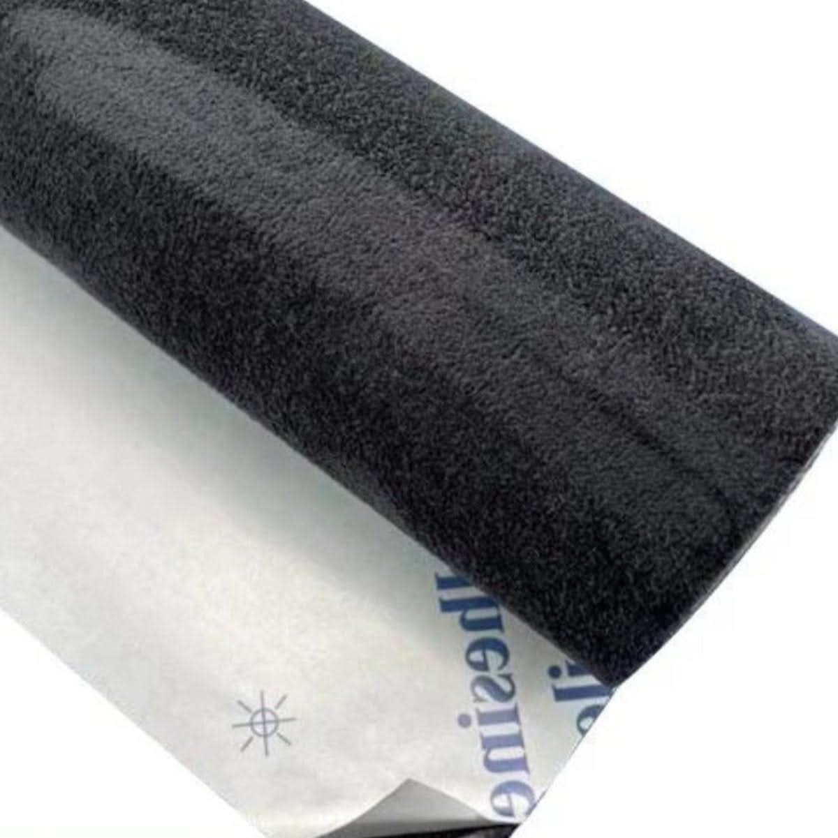 Velvet Fabric Self Adhesive, Peel and Stick Velvet Upholstery Fabric for Walls, Black Velvet Fabric for Car Interior