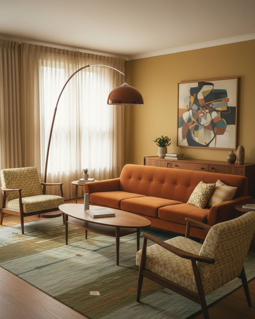 Arc Floor Lamp 65 Inch Adjustable Height Metal Amber Dome Shade Reading Light Over Couch Corner Seating Mid-Century Modern E26 Base Foot Swi