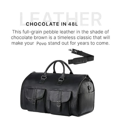 Versatile 3-in-1 Convertible Duffle Bag with Garment Storage | Stylish Travel Solution for Organization