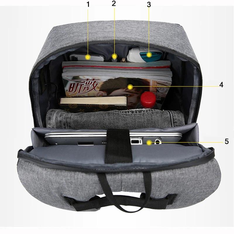 Ortekor Versatile Backpack | Waterproof Laptop Backpack with USB Charger | Spacious Design for Outdoor Adventures