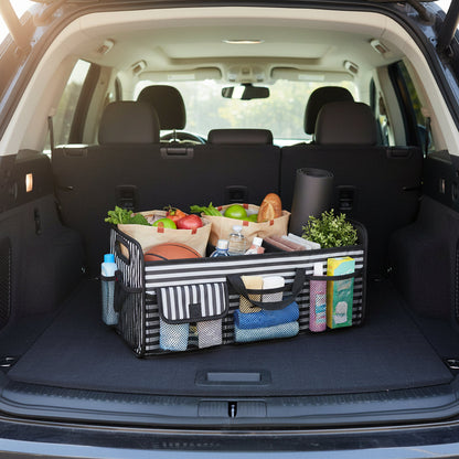 Versatile Car Trunk Organizer | Foldable Waterproof Storage Box with 50L Capacity for Efficient Vehicle Storage