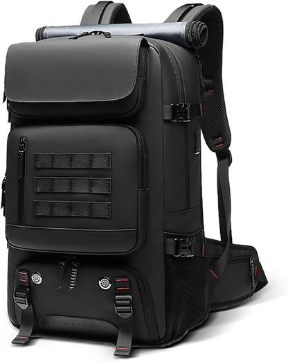 Versatile Travel Backpack | 50L Water-Resistant Design with USB Charging Port | Organized Travel for Men & Women