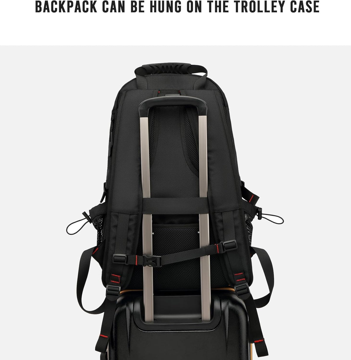 Travel Backpack with USB Port, Hiking Backpack with Shoe Compartment, Expandable Laptop Backpack for Business