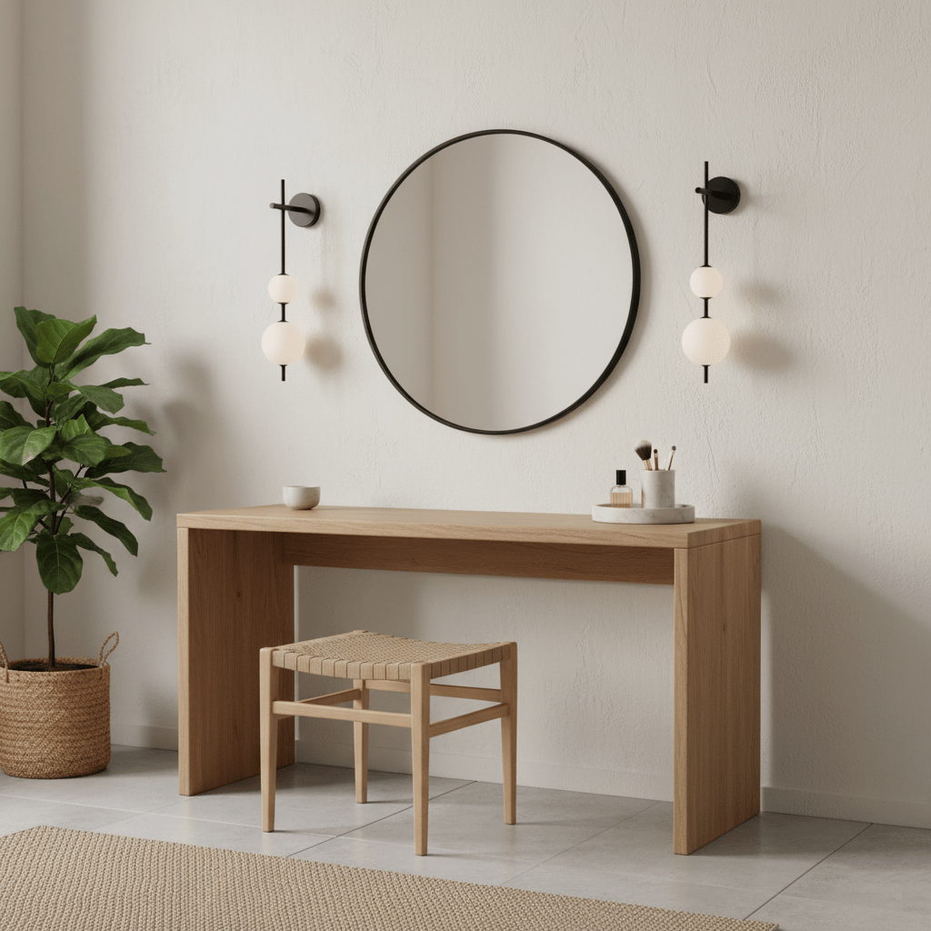 LED Globe Sconce Hardwired Wall Mount Fixture 26 Inch Brass Finish Sphere Shade Lighting for Bedroom Bath Hallway Reading Nook Accent Indoor