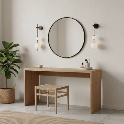 LED Globe Sconce Hardwired Wall Mount Fixture 26 Inch Brass Finish Sphere Shade Lighting for Bedroom Bath Hallway Reading Nook Accent Indoor