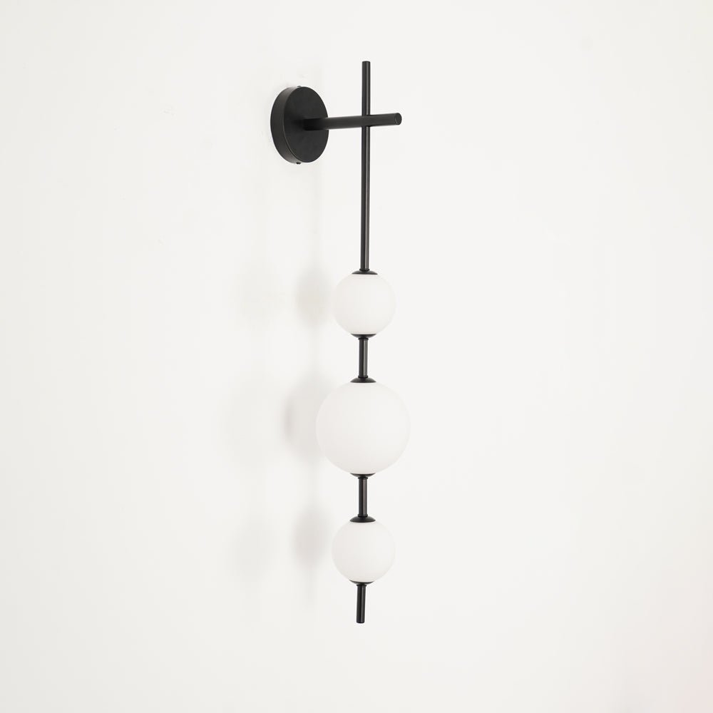 LED Globe Sconce Hardwired Wall Mount Fixture 26 Inch Brass Finish Sphere Shade Lighting for Bedroom Bath Hallway Reading Nook Accent Indoor