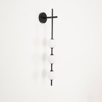 LED Globe Sconce Hardwired Wall Mount Fixture 26 Inch Brass Finish Sphere Shade Lighting for Bedroom Bath Hallway Reading Nook Accent Indoor