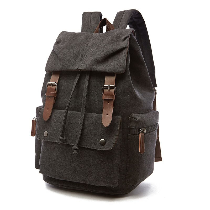 Classic Canvas Rucksack with Ample Storage for Daily Adventures