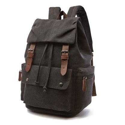 Classic Canvas Rucksack with Ample Storage for Daily Adventures