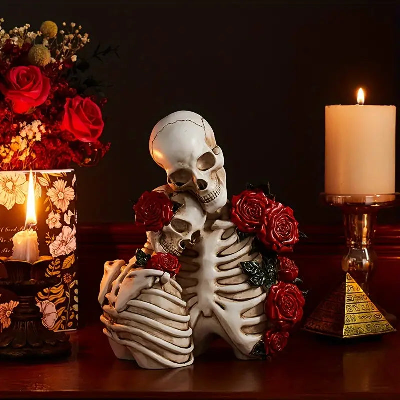 SkullMates™ - Vintage Elegant Gothic Skeleton Couple Figurine