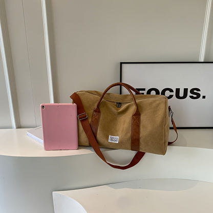 Vintage Washed | Travel Duffel Bag with Spacious Design & Durable Material | Stylish Organizer for Travel and Gym
