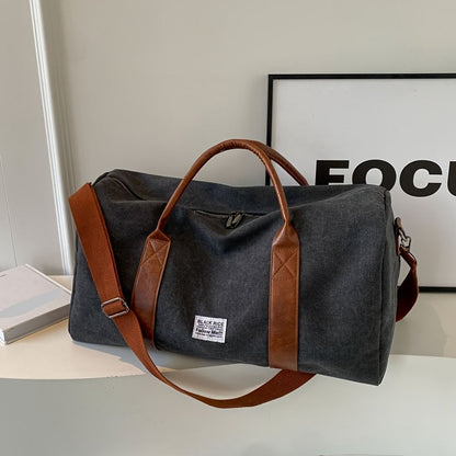 Vintage Washed | Travel Duffel Bag with Spacious Design & Durable Material | Stylish Organizer for Travel and Gym