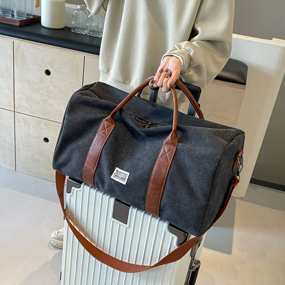 Vintage Washed | Travel Duffel Bag with Spacious Design & Durable Material | Stylish Organizer for Travel and Gym