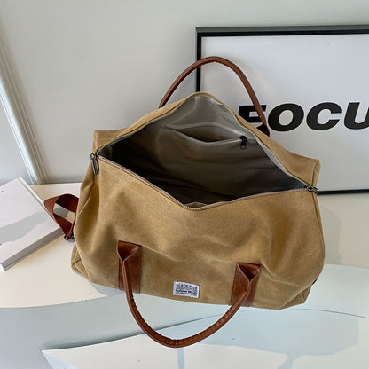 Vintage Washed | Travel Duffel Bag with Spacious Design & Durable Material | Stylish Organizer for Travel and Gym