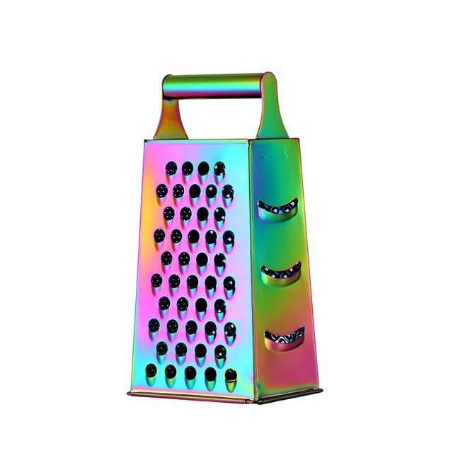 Virelle Maison | Stainless Steel Hand Grater with Ergonomic Handle | Compact Design for Effortless Grating