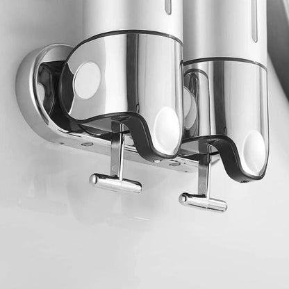 AquaGlide - Elegant Wall-Mounted Soap Dispenser with Premium Finish