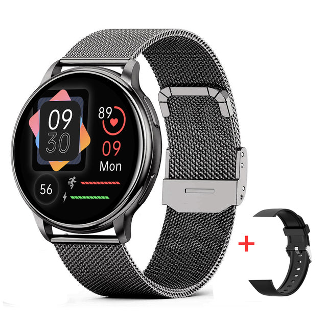 Health Tracking Smartwatch with Heart Rate Monitor, Blood Pressure & Sleep Analysis for Daily Fitness & Wellness