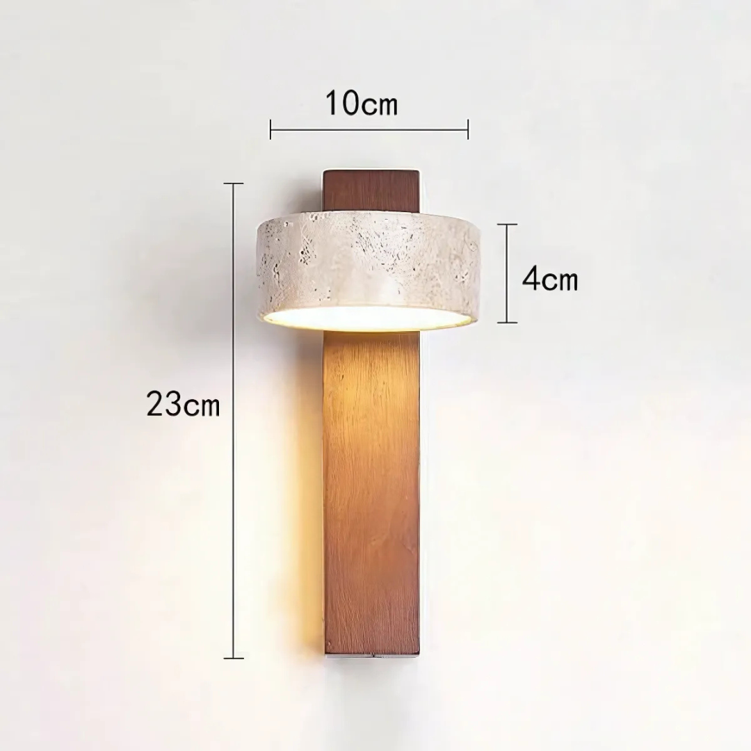 Travertine Wall Lamp – Elegant Indoor Lighting for Modern Spaces