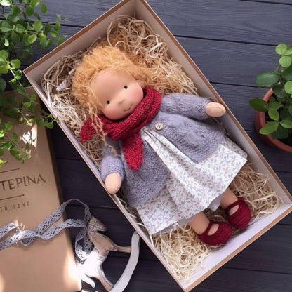 Cotton Plush Companion Doll for Creative Storytelling & Open-Ended Play | Handcrafted Soft Body Design for Kids