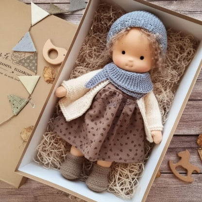 Cotton Plush Companion Doll for Creative Storytelling & Open-Ended Play | Handcrafted Soft Body Design for Kids