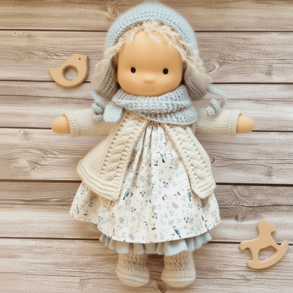 Cotton Plush Companion Doll for Creative Storytelling & Open-Ended Play | Handcrafted Soft Body Design for Kids