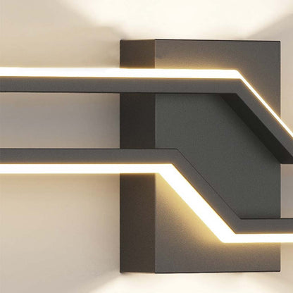 LED Wall Sconce Light 39 in Dimmable Metal Strip for Bedroom Living Room Hallway | Modern Interior Fixture with Color Temperature Control