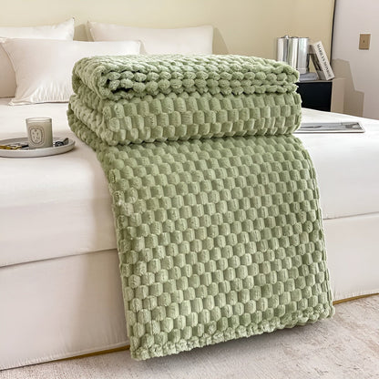 Plush Microfiber Throw Blanket for Couch and Bed – Ultra Soft Fleece Layer for Living Room, Bedroom, and Outdoor Use