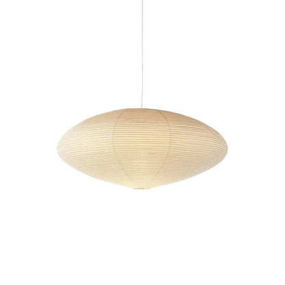 Handmade Rice Paper Sphere Pendant Lamp for Dining Room & Bedroom | Sculptural Ceiling Fixture with Adjustable Cord | E26 Edison Bulb Compat